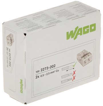 Vadu Savienojums WAGO-2273-202*P100 100 gab